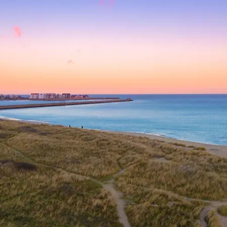 Beachloungethree- 1 Og, Meerblick, Balkon, Kamin, Sauna Olpenæs