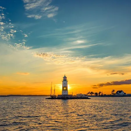 アパート Beachloungethree- 1 Og, Meerblick, Balkon, Kamin, Sauna